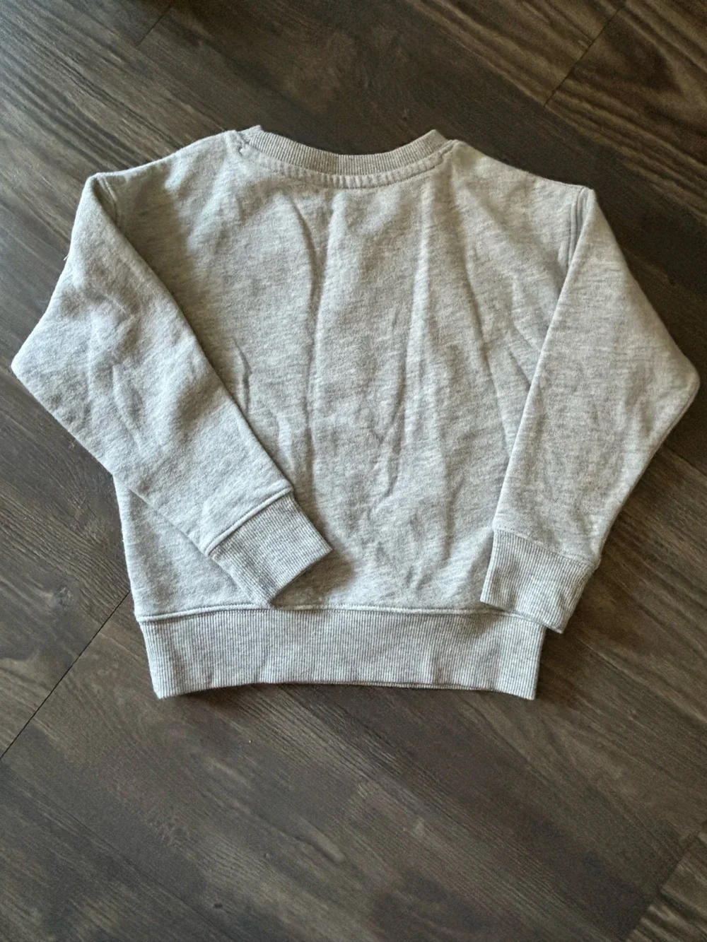 Carter's Boy Toddler Gray Sweatshirt with Grinch Graphic and Red Santa Hat